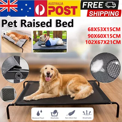 $36.99 • Buy Heavy Duty Pet Raised Bed Elevated Trampoline Hammock Cat Dog Raised Deluxe AU  