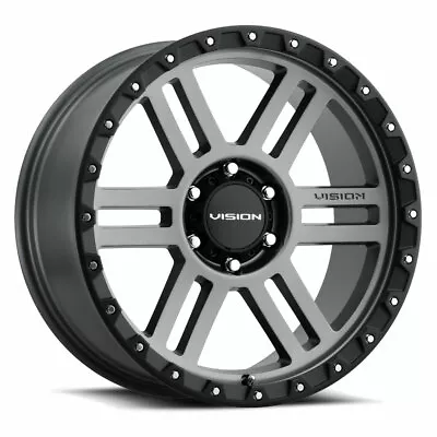 17x9 +12 Vision 354 Manx2 8x165.1 Satin Grey Rims (Set Of 4) • $1009