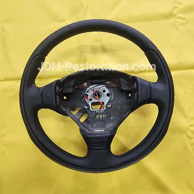 Honda EK9 Steering Wheel Retrimmed Italian Nappa Leather  • $972