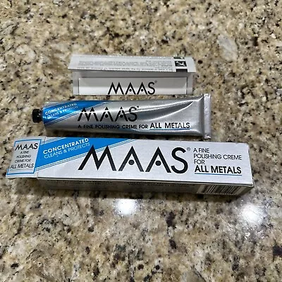 Maas Concentrated Metal Cleaning & Polishing Creme 4 Oz. 113g - New • $49.99