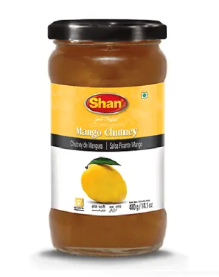 Shan Mango Chutney 400g  Premium Chutney • £6.99