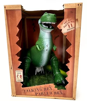 Disney Pixar Toy Story Deluxe Talking Rex Dinosaur Figurines Gift Doll Kids Toy • $59.95