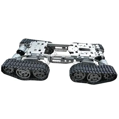 CNC Metal Robot ATV Track Tank Chassis Suspension Obstacle Crossing Crawler • $126.26