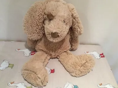 £15.99 • Buy Tesco Floppy Friends Tan Beige Piper 16  Dog Puppy Comforter Baby Soft Toy 