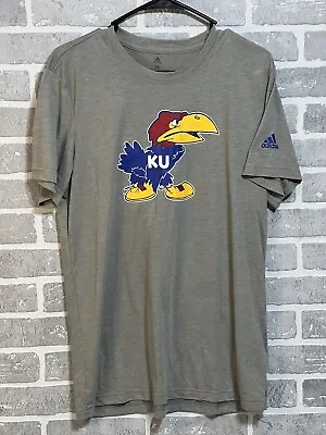 Adidas K. U. Medium Gray Tee Shirt Preowned • $10