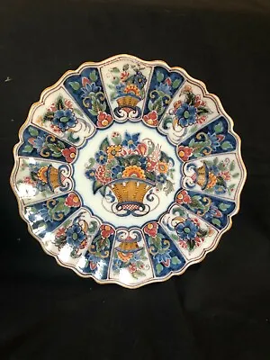 WALL PLATE TICHELAAR MAKKUM  BEAUTIFUL DECORATED . Marked Back  • $69