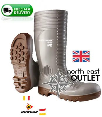 Dunlop Acifort Concrete+ Full Safety Wellington S5 Waterproof Steel Toe  • £27.99