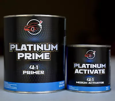 Platinum Prime 4:1 Automotive 2K Primer Surfacer QUART Size Kit W/Hardener! • $42.99