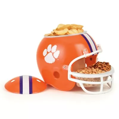 Clemson Tigers Full Size Snack Helmet Brand New Free Shipping Wincraft 👀🏈 • $80