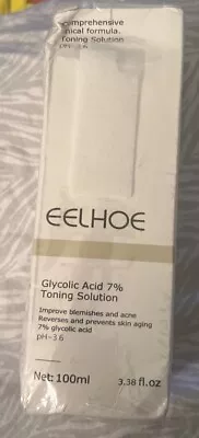 100 Ml Glycolic Acid 7% Toning Solution NIB Even Skin Tone & Texture Treat Pores • $9.99