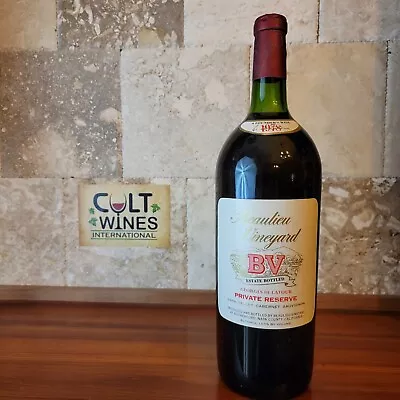 1978 BV Georges De Latour Private Reserve Cabernet Sauvignon [1.5L Magnum] • $1056