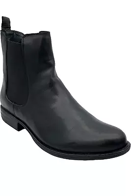 Miz Mooz Leather Chelsea Boots Black • $69.99