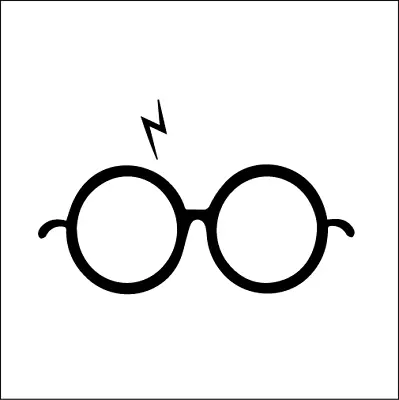 $4 • Buy Harry Potter Glasses Lighting Bolt Decal Car Wall Laptop Vinyl Sticker Phone