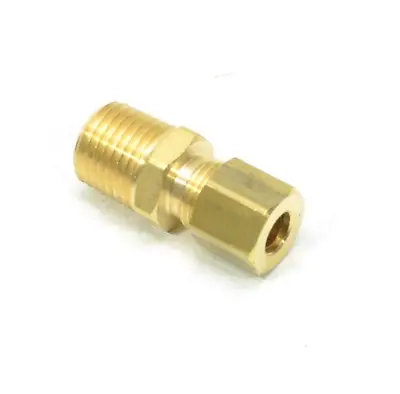 1/4 OD Compression Tube To 1/4 Male Npt Adapter Fitting Connector Water Oil Gas • $6.53