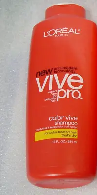 Loreal Vive Pro Color Vive Shampoo For Color Treated Hair Thats Dry 13 Oz • $23.47