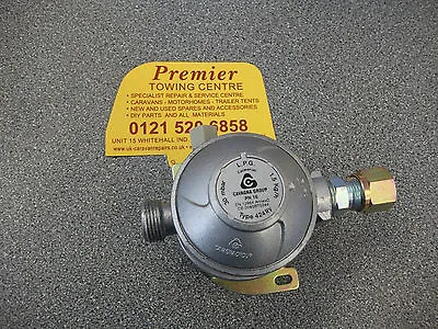 Caravan Motorhome Bulkhead Lpg Gas Regulator - 8mm Straight Outlet • £28.29