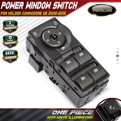 Grey Master Window Switch For Holden Commodore VE With White Illumination • $28.99