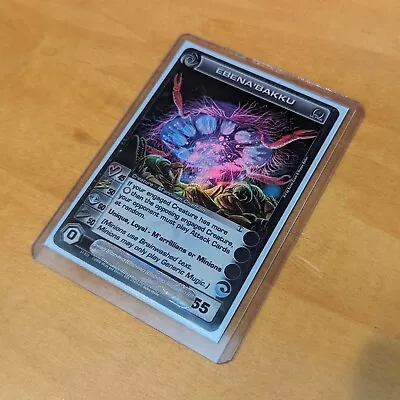 $9.99 • Buy EBENA'BAKKU 45/50/60/50/55 MAX W&E Ultra Rare Foil First Edition Chaotic Card NM