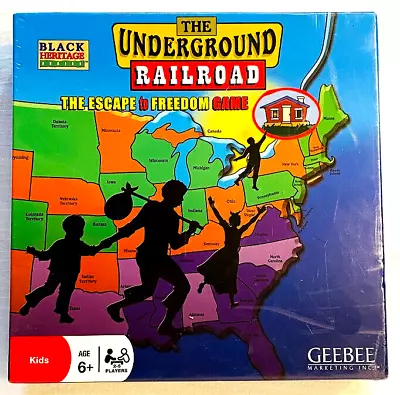 The Underground Railroad The Escape To Freedom Game Geebee Marketing #30060 New • $12