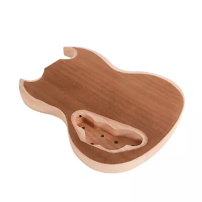 DIY Electric Guitar Unfinished Body Guitar Barrel Blank Wooden Guitar Body C5S2 • $49.52