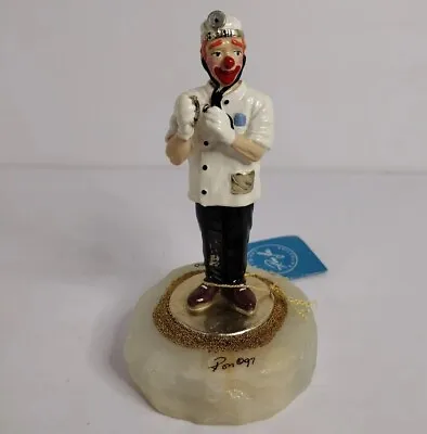 1997 Ron Lee Brass Clown Doctor Signed Figurine Numbered 34/2500 • $36.99