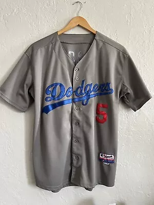 La Dodgers Majestic Baseball Jersey Short Sleeve Los Angeles Cory Seager Mlb • $25