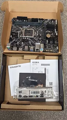 GIGABYTE H310M A LGA1151 Gen2 X4 M.2 DDR4 Motherboard Micro ATX *Parts  ONLY* • $24