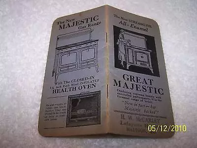 Great Majestic Range Booklet W/1937-38 Calendar Mattoon • $9.99