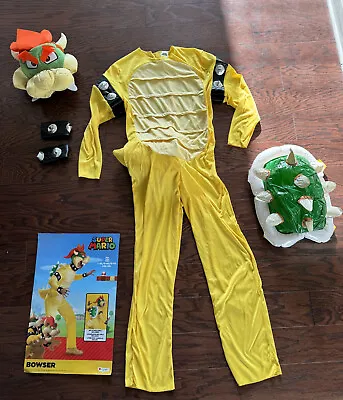 Adult BOWSER Deluxe Halloween Costume L-XL Super Mario Bros Large XLarge 42-46 • $84.99