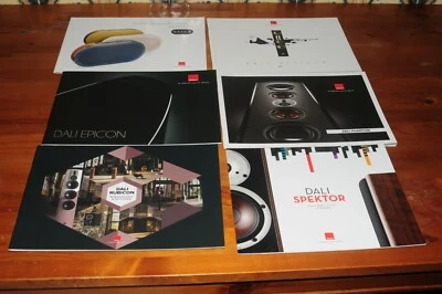 $39.99 • Buy DALI Speakers Set Of 6 High Quality Printed Catalogs. Great Opportunity