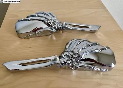 VW Buggy Manx Bug Baja Skeleton Hand Mirrors Set • $135