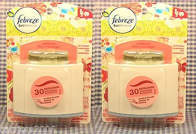 $14.99 • Buy 2 Febreze Set & Refresh WILD FLOWER Freshener Odor Eliminate Oil Refill  