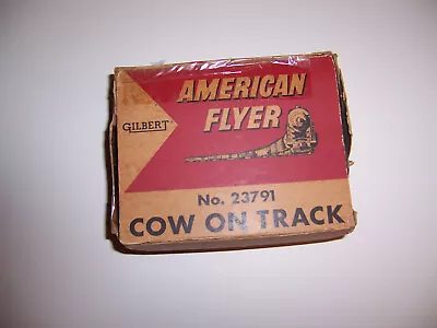 Vintage 1957-59 American Flyer S Scale  Cow On Track W/ Box #23791 • $15