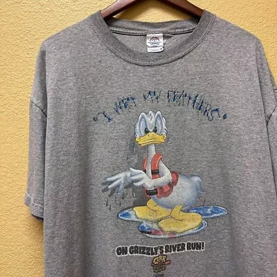 2000s Y2K Vintage Disney California Adventure Grizzly’s River Run T-shirt XL • $19.99