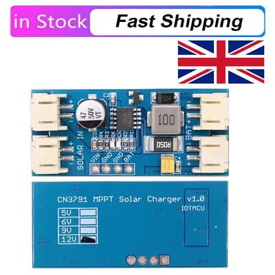 6/9/12V MPPT Solar Panel Charger Lithium Battery Charging Regulator Module UK • £8.35