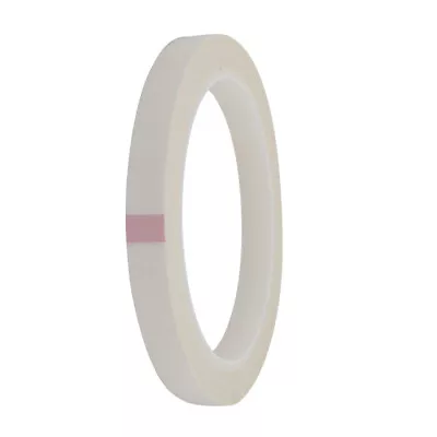 8mm Width 50m Long Single Sided Strong Self Adhesive Mylar Tape White • $7.11