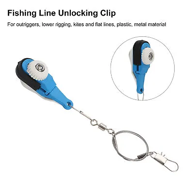 Downrigger Release Clip Unlocking Clip Strong Bearing Fishing Line Fitting Use • £6.07