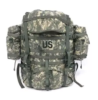 Waist Pack AND Complete MOLLE II Large Rucksack (With Pouches!) ACU VGC • $49.74