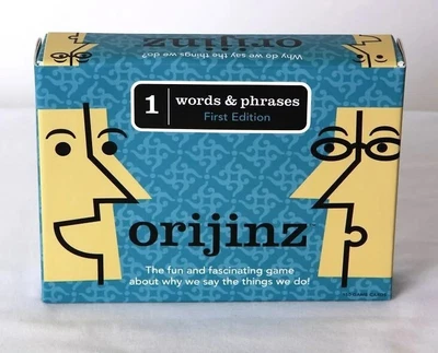 $21.24 • Buy Orijinz - Why Do We Say The Things We Do? 1st Edition Card Game | New Sealed Box
