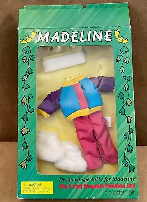 £31.89 • Buy Eden Vintage Madeline Bunny Hill Run Outfit 8  Poseable Doll 1997 Clothes Skiing