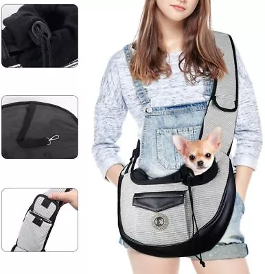 Pet Sling Pet Dog Cat Carrier Bag Shoulder Puppy Travel Carry Handbag Pouch AU • $36.99