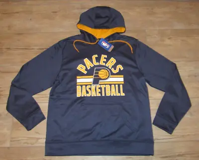 Indiana Pacers Navy Blue Therma Warm NBA Team Hoodie Jacket Men's Size Large • $31.44