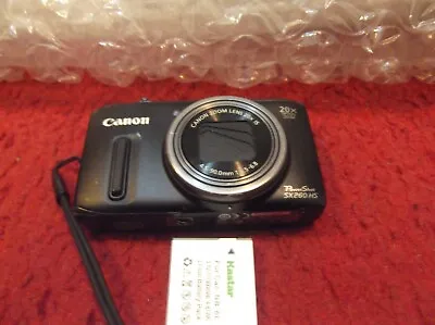 Canon PowerShot SX260 HS 12.1MP 20x GPS Digital Camera - Black • $199.99