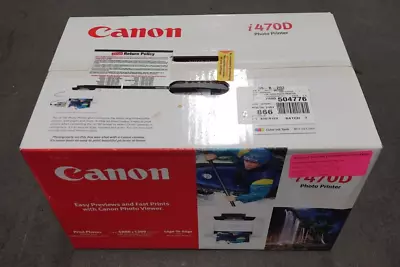 NEW / SEALED - Canon I470D Desktop Inkjet Photo Printer • $49.95