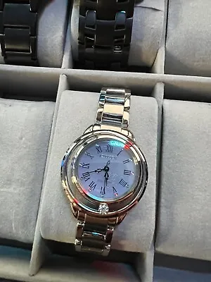 $259.99 • Buy Citizen Eco-Drive Disney Princess Cinderella Watch EW5510-53N Ladies Silver Used
