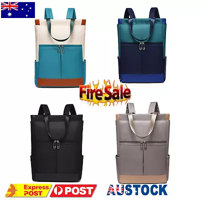 LAPTOP BAG Convertible Tote Daypack Backpack Travel Casual Women Green AUS • $29.99