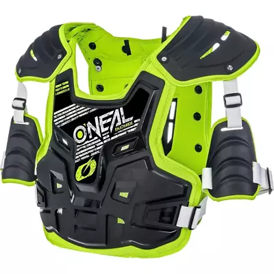 Oneal PXR Stone Shield Motocross Enduro Body Armour Adults Yellow-Black One Size • $123.30