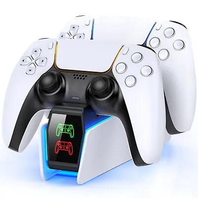 PS5 Controller Charger Station For Playstation 5 Dualsense Charging Station Dock • £15.99