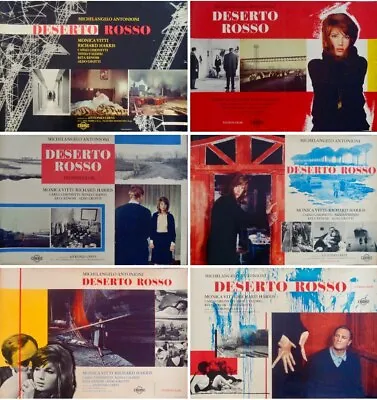 RED DESERT Italian Fotobusta Movie Posters X6 ANTONIONI MONICA VITTI 1965 RARE • $1500