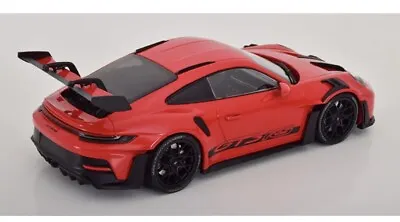 NEW! 1/18 Minichamps 2023 Porsche 911(992) GT3 RS Red  • $199.99